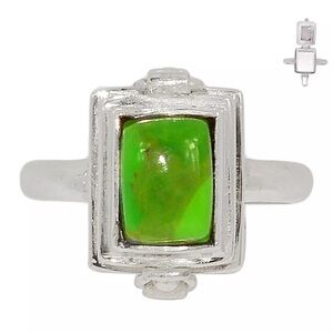 Kingsman Green Turquoise Poison Ring